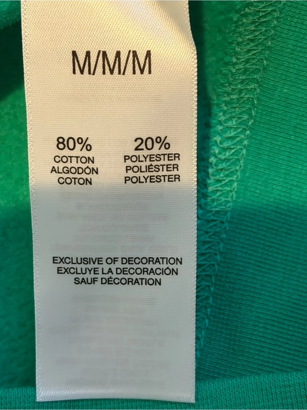 Esprit Green Crewneck Sweatshirt Retro Logo NWT Size Medium 80s Style - Picture 5 of 5
